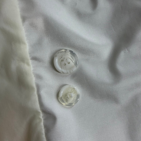 Worthington Essentials Women’s L Off-White Lightweight Trench Coat Quiet Luxury - Picture 13 of 14